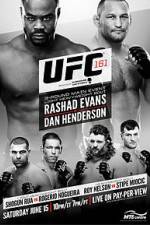 Watch UFC 161: Evans vs Henderson 123MovieFree