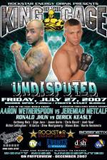 Watch King of the cage Undisputed 123MovieFree