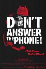Watch Don't Answer the Phone! 123MovieFree