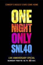 Watch Saturday Night Live 40th Anniversary Special 123MovieFree