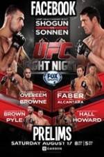 Watch UFC Fight Night 26 Facebook Prelims 123MovieFree